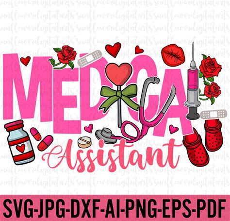 Medical Assistant Svg Ma Svg Medical Assistant Png Bundle Ma Medical