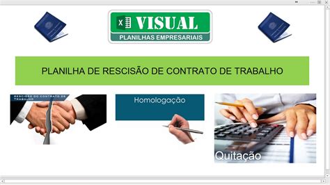 Planilha De Rescis O Do Contrato De Trabalho