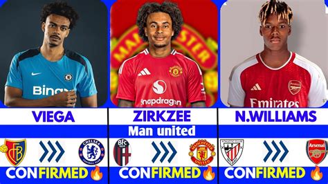 All Latest Confirmed Transfers Summer Vurga To Chelsea Zirkzee To