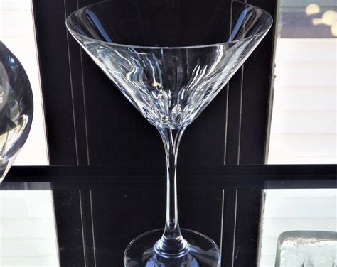 Godinger Shannon Crystal Chelsea Martini Glasses Set Of Four European Hand Blown And Cut