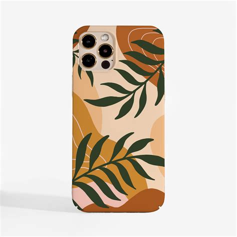 Abstract Botanical Art Slimline Phone Case | Dessi Designs. Dessi Designs