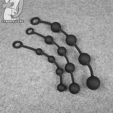 Silicone Anal Beads Sizes Butt Plug Anal Training Plug Etsy