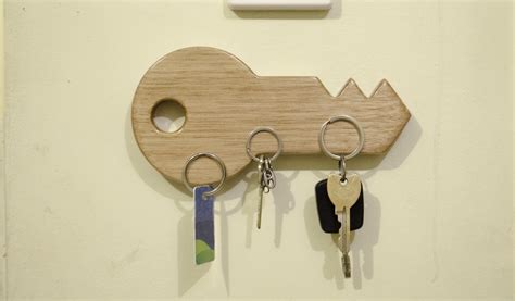 Key Shaped Magnetic Key Holder Key Holder For Wall Wall Etsy