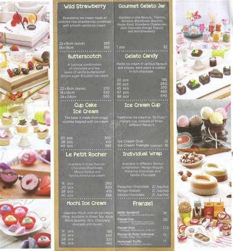 Selalu Diperbarui Menu Pesca Ice Cream Cakes Kelapa Gading