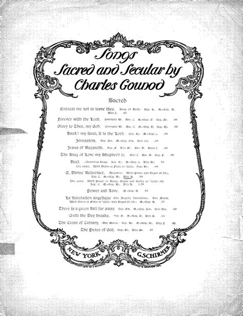 Repentir Gounod Charles Imslp Free Sheet Music Pdf Download