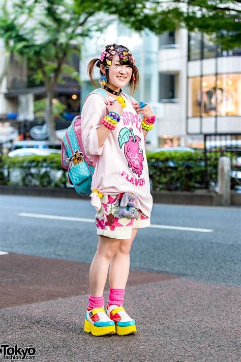 Kawaii Harajuku Street Styles W Acdc Rag Listen Flavor Super Lovers