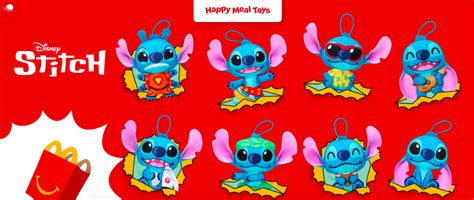 Stitch Is Taking Over Mcdonald S Happy Meals For A Limited Time The