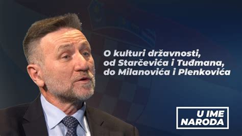 Pavo Barišić O kulturi državnosti od Starčevića i Tuđmana do