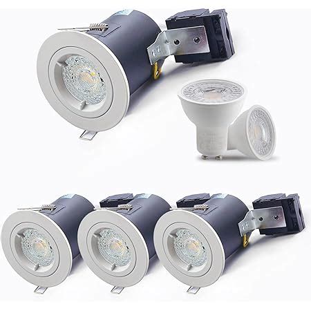 Xsweier Minute Fire Rated Led Recessed Ceiling Lights Ip Gu Led