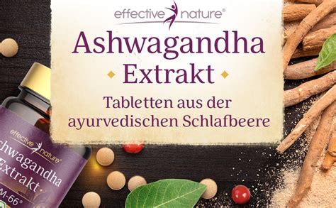 Bio Ashwagandha Extrakt Premiumrohstoff KSM 66 120 Tabletten Mit