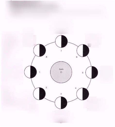 The Moon Phases Diagram | Quizlet