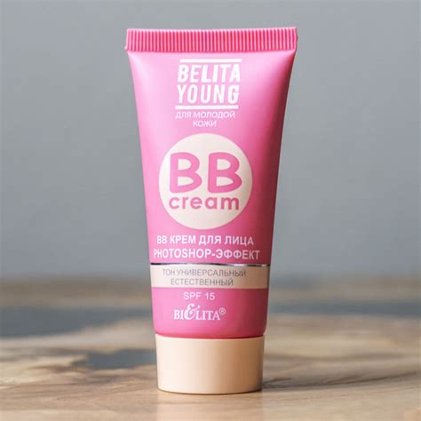 Белита BB тональный крем для лица Belita Young PHOTOSHOP-ЭФФЕКТ, с ...