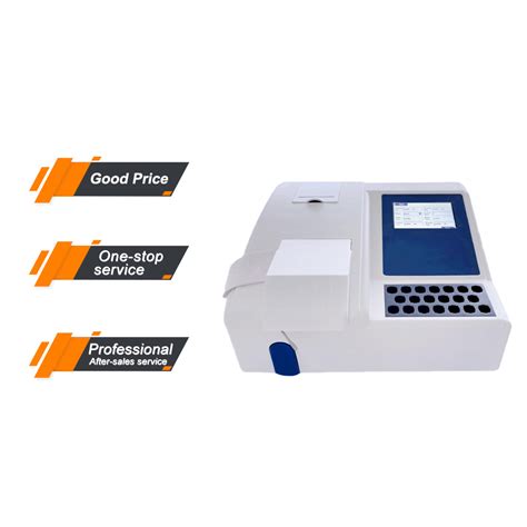 Semi Automatic Touch Screen Biochemistry Analyzer Auto Clinical Blood