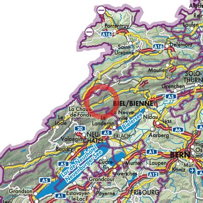 Saint Imier Stadtpl Ne Und Landkarten