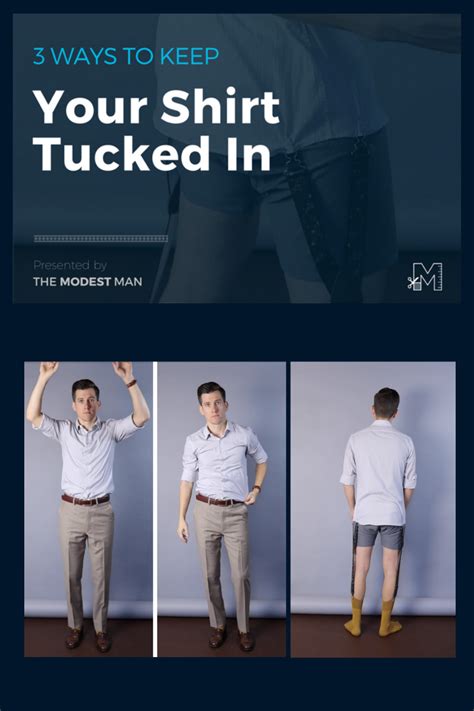 How To Keep Your Shirt Tucked In Shirt Tucked In Men Style Tips