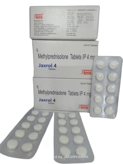 Allopathic Methylprednisolone Mg Tablets Mg At Rs Box In