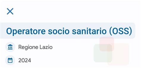 Quiz Concorso OSS Regione Lazio Banca Dati Ufficiale