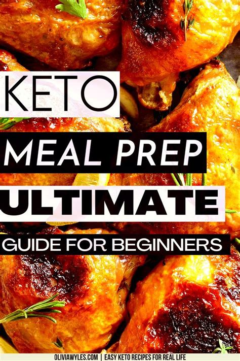 The Ultimate Quick Easy Keto Meal Prep Guide Olivia Wyles Keto