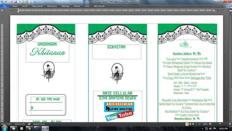 √ 15 Contoh Undangan Khoul Word Doc Bloggersiana