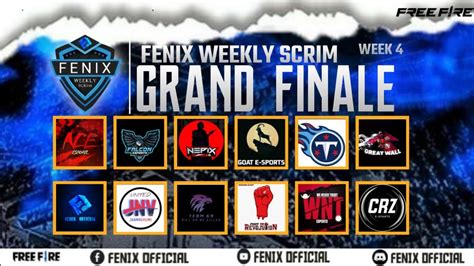 FENIX WEEKLY SCRIM WEEK 4 GRAND FINAL FENIX OFFICIAL YouTube