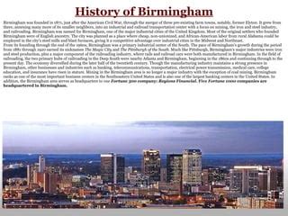 Birmingham Alabama | PPT