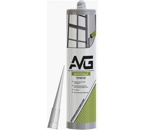 Акриловый герметик AVG Акрил белый - выгодная цена, отзывы ...