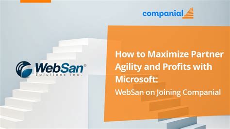 How To Maximize Partner Agility And Profits With Microsoft Websan On