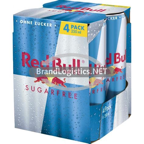 Red Bull Energy Drink Sugarfree 250 Ml 4 PK DPG