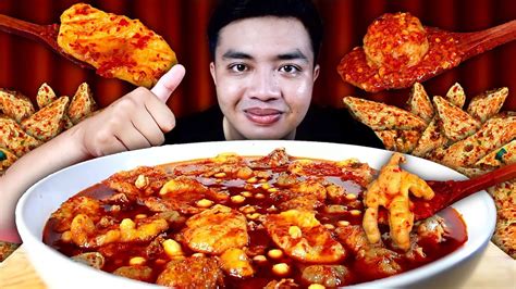 MUKBANG BASO ACI TULANG RANGU KUAH PEDAS CEKER MERCON TANPA TULANG