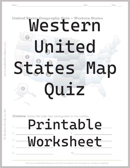 Free printable map quiz, Download Free printable map quiz png images ...