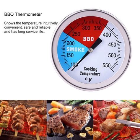 Zjchao Thermom Tre De Barbecue Cadran Acier Inoxydable Bbq