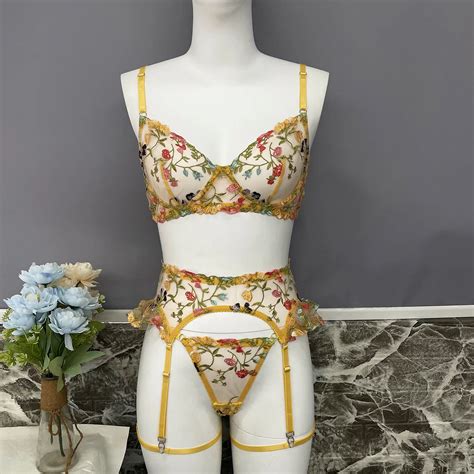 Heavy Industry Embroidery Splicing Strap Sex Underwear Sex Underwear