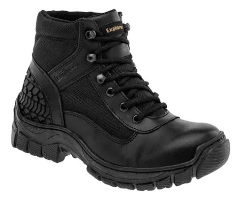 Bota Formal 340199pr Agujetas Talon Reforzado Ojal Metal Meses Sin