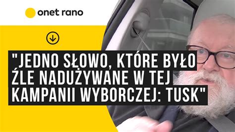 prof Bralczyk jedno słowo które było zdecydowanie źle nadużywane w