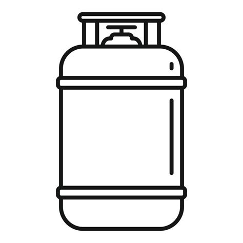 Gas Cylinder Industrial Icon Outline Style 14524648 Vector Art At Vecteezy