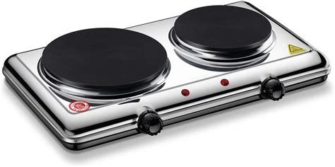Homeleader Hot Plate For Cooking Electric Double Burner With Adjustable Temperature Control
