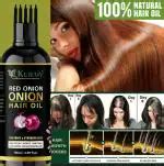 Buy Kuraiy Red Onion Black Seed Hair Oil With Comb Applicator