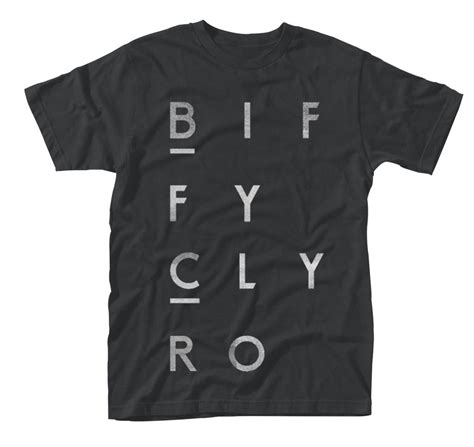 Biffy Clyro Blocks Logo Official Tee T Shirt Mens Unisex uygun fiyatlı