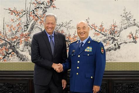 Defence Minister Ng Eng Hen meets second-ranked Chinese defence ...