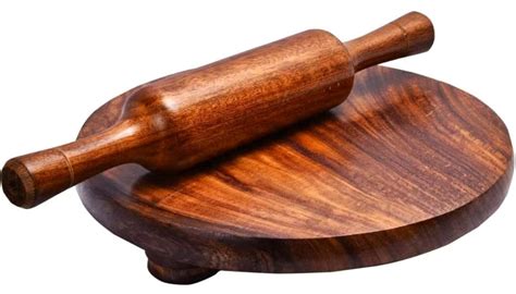 Buy TQQ Chakla Belan Roti Rolling Board With Pin 11inch 100 Eco