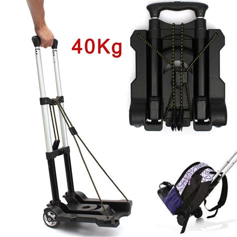 40kg Schwere Faltbare Handsack Rad Wagen Klapp Wagen Schubkarren Wagen