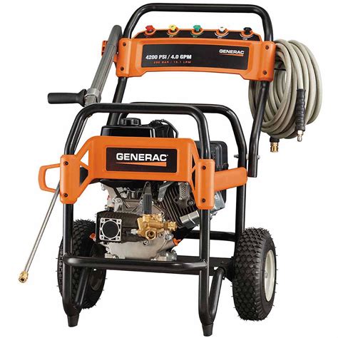 Generac #6565 - 4,200 PSI Commercial Grade Gas Powered Pressure Washer (Non-CARB Compliant, 49 ...