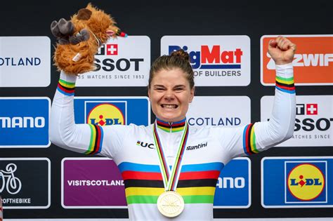 Lotte Kopecky sacrée championne du monde de cyclisme la RTBF signe un