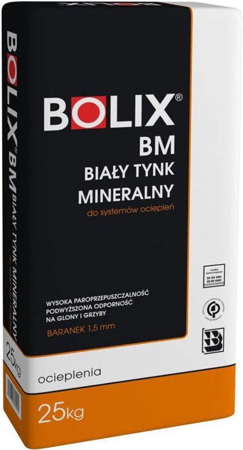 Tynk Bolix Tynk Mineralny Baranek Bm Bia Y Kg Opinie I Ceny Na Ceneo Pl