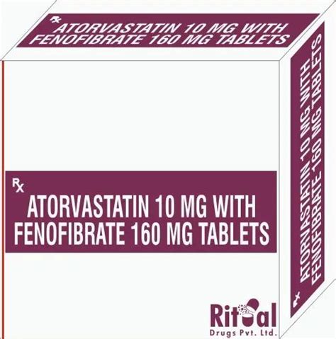 Atorvastatin Mg With Fenofibrate Mg Tablets Third Party