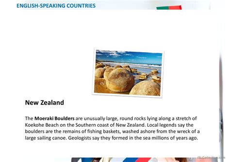 English Speaking Countries: English ESL powerpoints