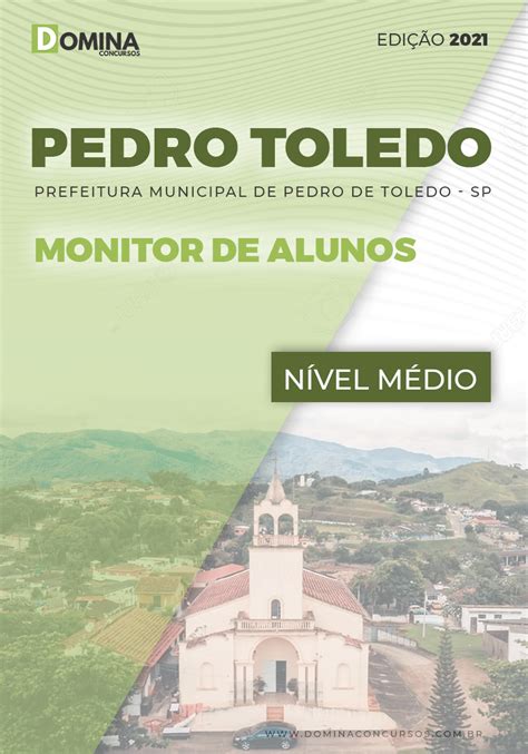 Apostila Pref Pedro Toledo SP 2021 Monitor De Alunos