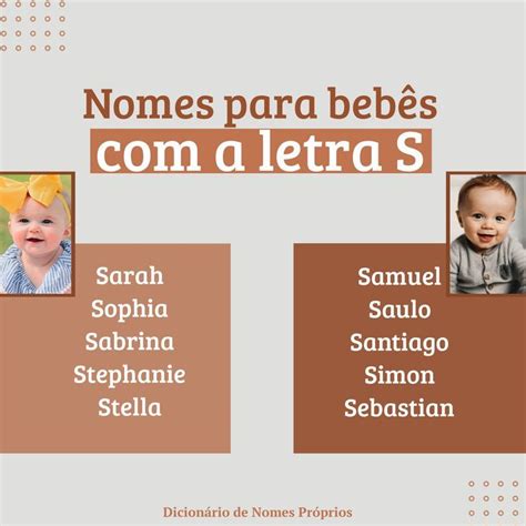 Nome De Meninas Com S