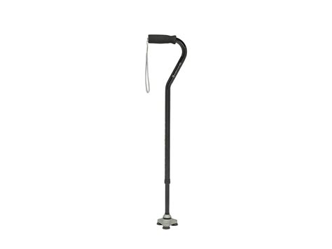 HurryCane Go HCANE-BK-G2 Walking Stick with T Handle, Black