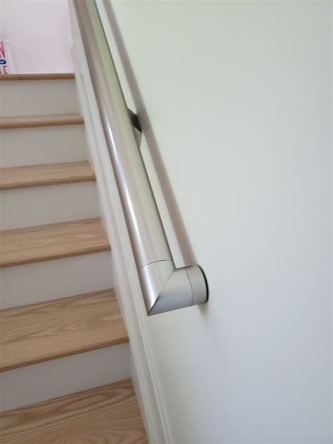 Ada Handrail Kit Grabbar Metallic Feet In Wall Mounted